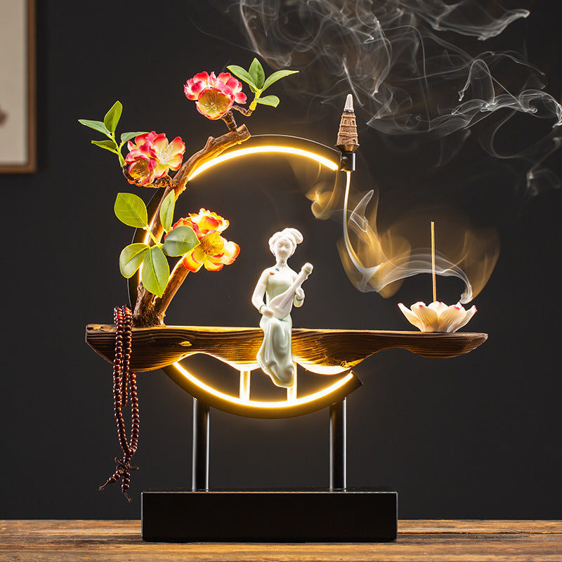 Mystic Flow Ceramic Incense Burner