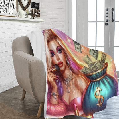 💎 Glam Money Ultra-Soft Micro Fleece Blanket 💎