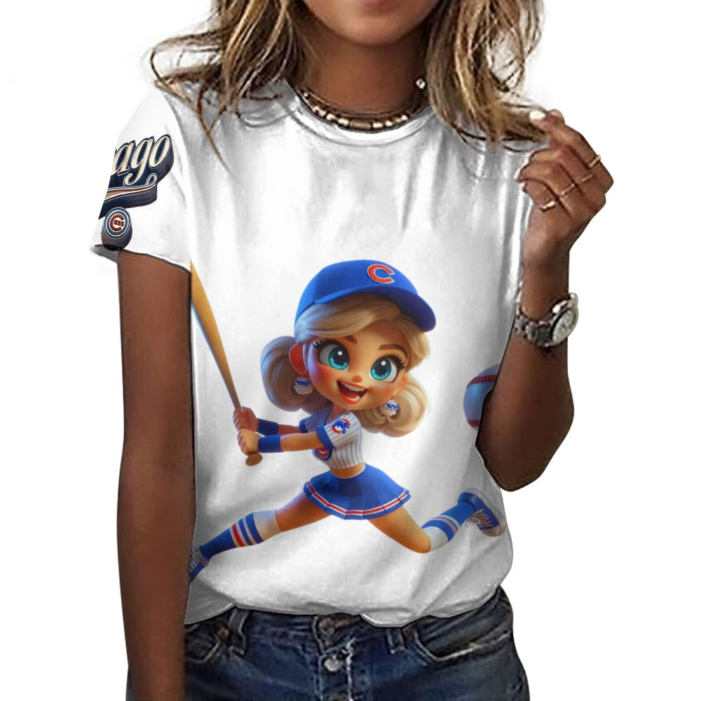 Pixel Power Cubs Tee 100% Cotton T-Shirt