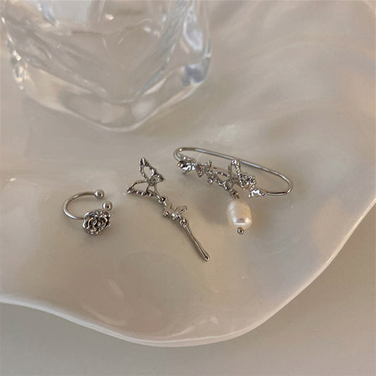 Frigid Wind Butterfly Earrings 3-Piece Set