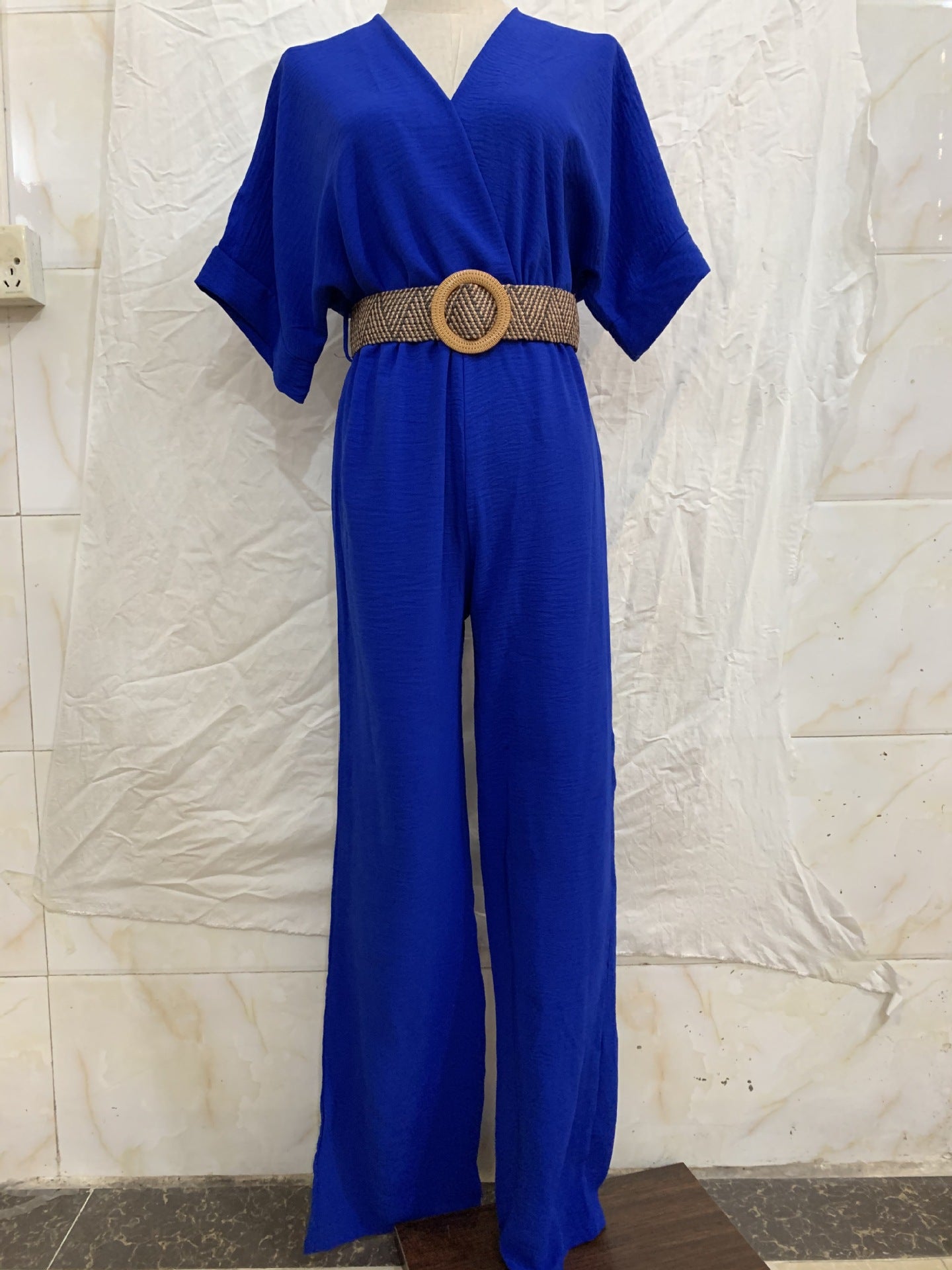 ChicEase Short Sleeve Jumpsuit