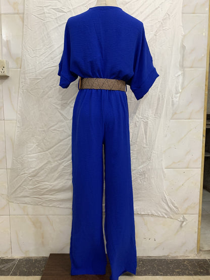 ChicEase Short Sleeve Jumpsuit