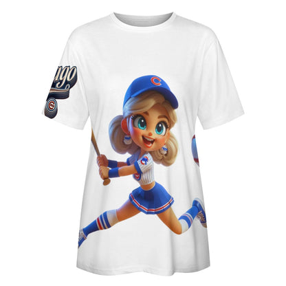 Pixel Power Cubs Tee 100% Cotton T-Shirt