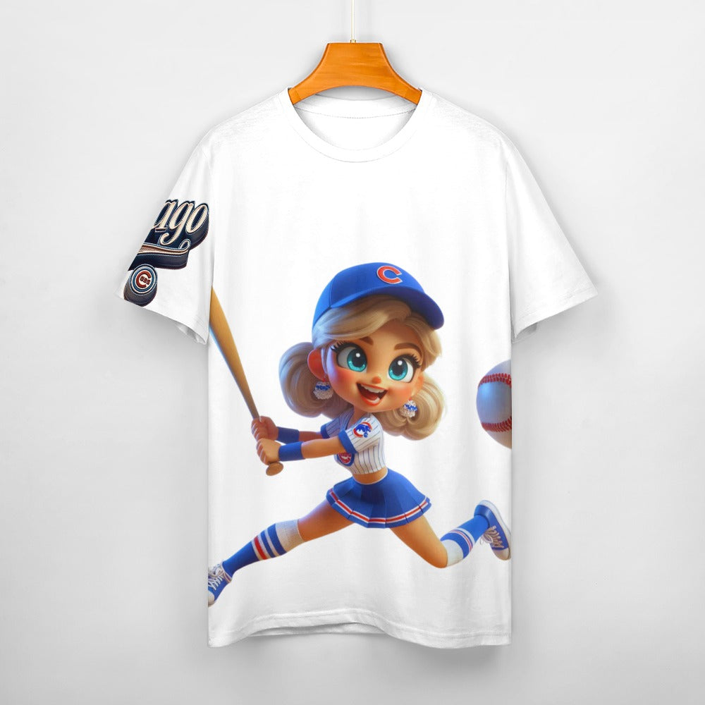 Pixel Power Cubs Tee 100% Cotton T-Shirt