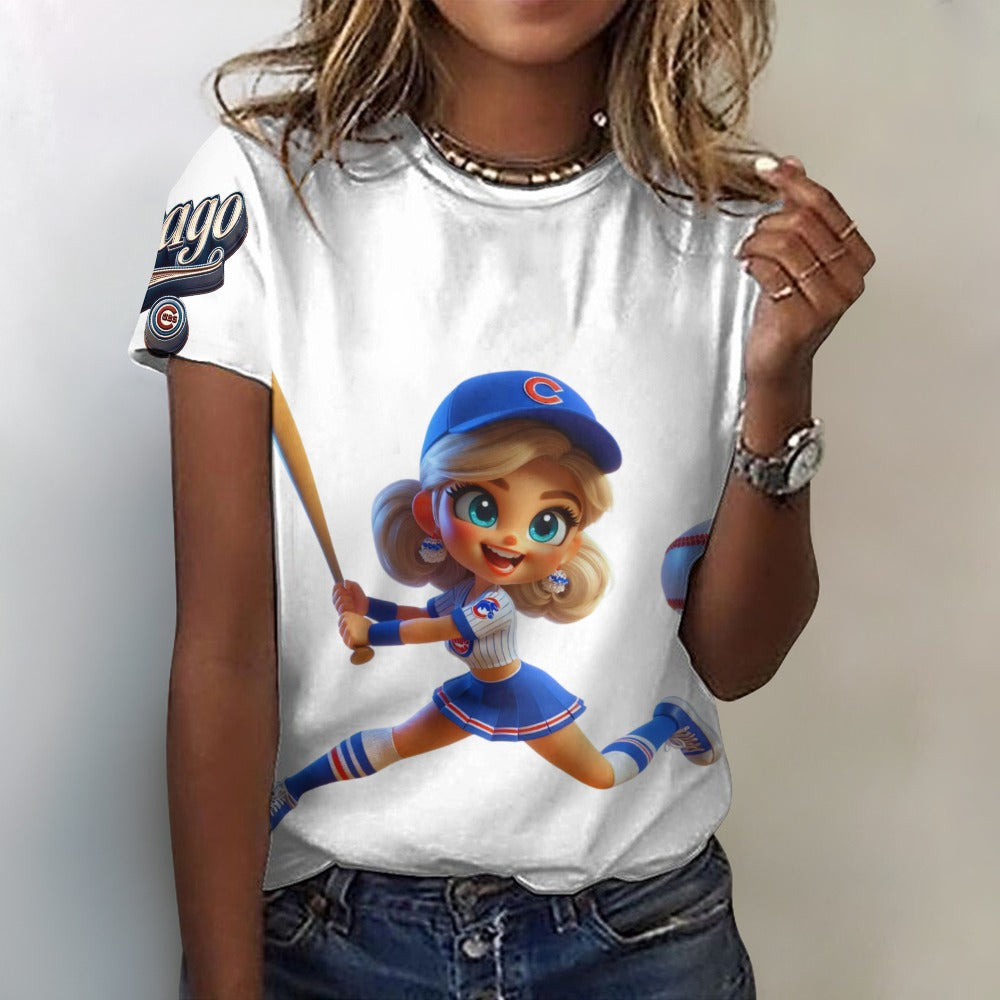 Pixel Power Cubs Tee 100% Cotton T-Shirt