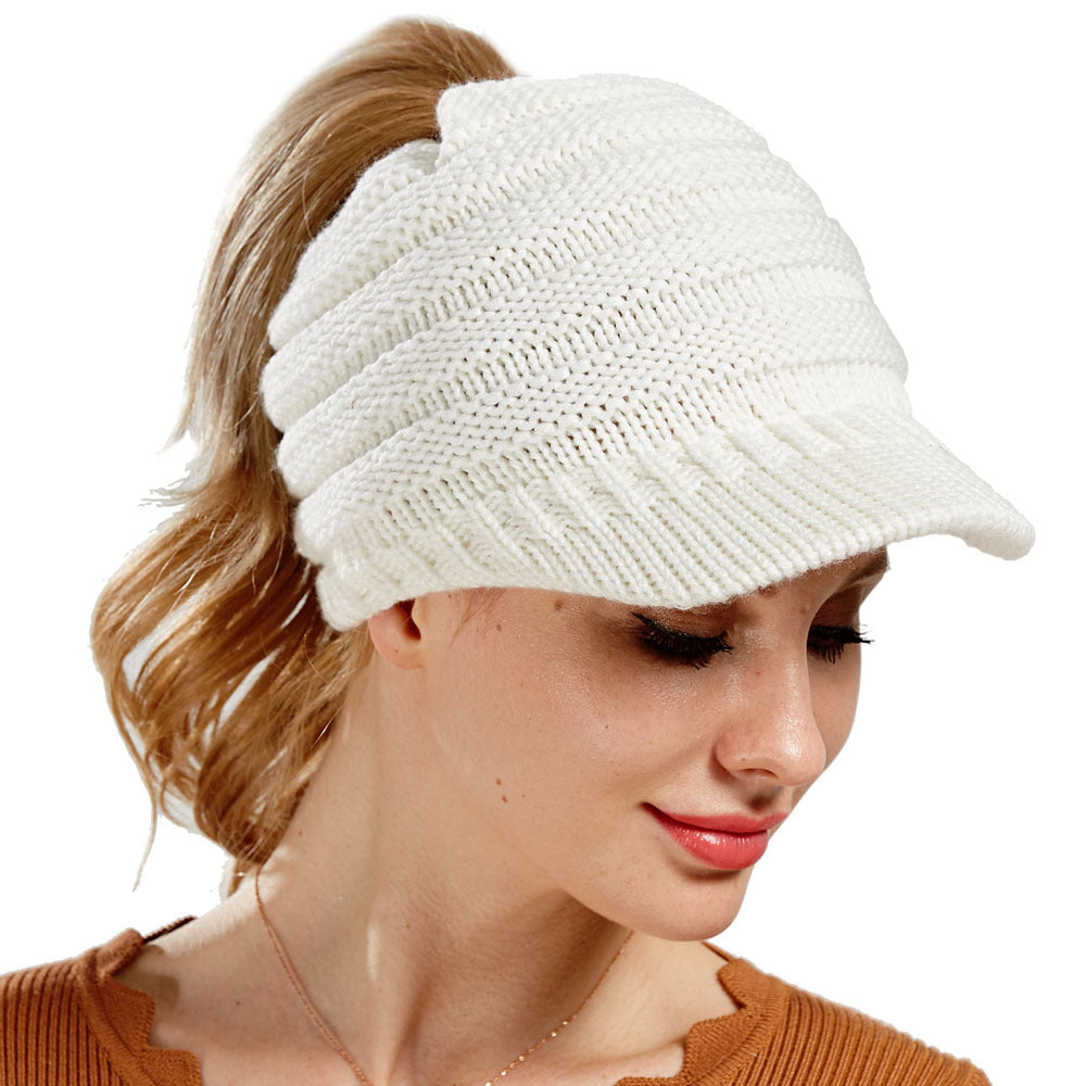 LuxWarm Ponytail Beanies