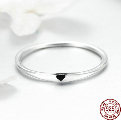 Pure Heart's Embrace Sterling Silver Ring