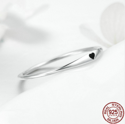Pure Heart's Embrace Sterling Silver Ring