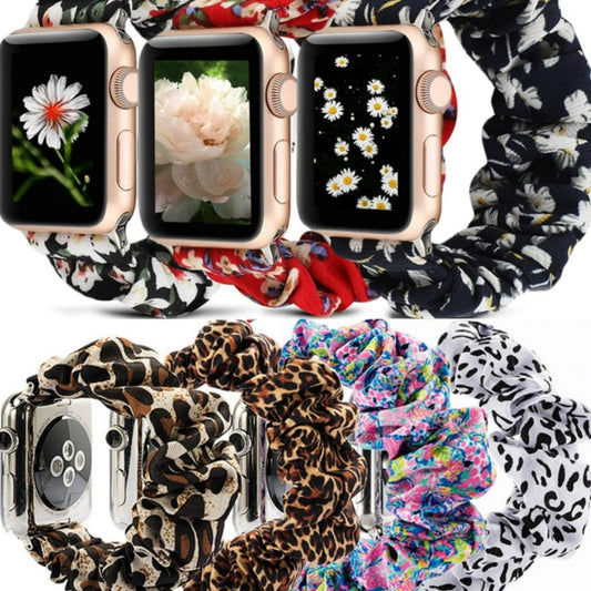 Trendy Elastic Smartwatch Scrunchie Bands